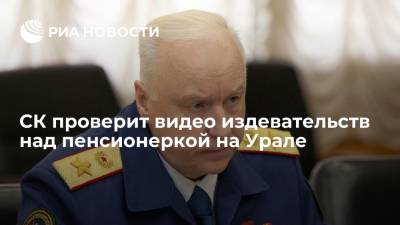 Александр Бастрыкин - Глава СК поручил разобраться с видео издевательств над пенсионеркой с деменцией на Урале - ria.ru - Москва - Россия - Челябинская обл. - Челябинск