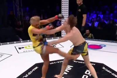 Межполовой бой в MMA вызвал отвращение фанатов - lenta.ru - Польша - Twitter