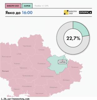 По состоянию на 16:00 на довыборах в Раду проголосовало вдвое меньше избирателей, чем в 2019 году - ukrpost.biz - Харьков - Черкасская обл. - Херсонская обл.