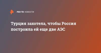 Владимир Путин - Реджеп Тайип Эрдоган - Реджеп Эрдоган - Турция захотела, чтобы Россия построила ей еще две АЭС - ren.tv - Россия - Турция - Анкара