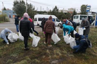 Более 1,6 тонн мусора убрали на субботнике 17 500 жителей Омска - omsk.mk.ru - Омск
