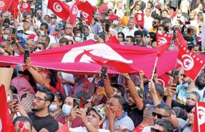 Тунисцы вышли на улицы поддержать Каиса Саида в борьбе с коррупцией - eadaily.com - Приморье край - Тунис - Тунисская Респ. - Тунис