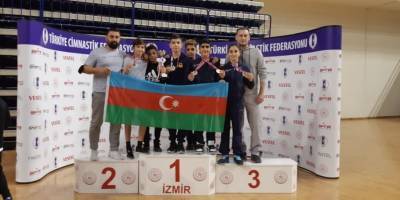 Азербайджанские гимнасты завоевали "золото" и "серебро" на соревнованиях в Турции (ФОТО) - trend.az - Турция - Азербайджан