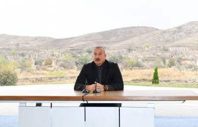 Ильхам Алиев - Президент Ильхам Алиев - Президент Ильхам Алиев: Возвращение всего за год жизни на полностью разрушенные территории свидетельствует о большом потенциале - trend.az - Азербайджан - район Джебраильский
