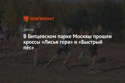 В Битцевском парке Москвы прошли кроссы «Лисья гора» и «Быстрый пёс» - championat.com - Москва
