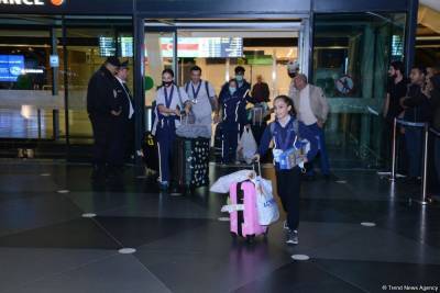 Гейдар Алиев - Азербайджанские гимнасты привезли в Баку медали чемпионата Европы (ФОТО) - trend.az - Италия - Азербайджан
