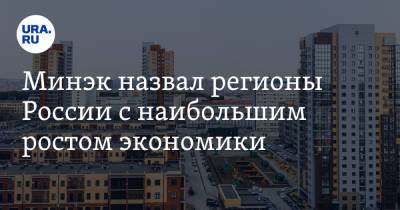 Минэк назвал регионы России с наибольшим ростом экономики - ura.news - Россия - Краснодарский край - Челябинская обл. - Нижегородская обл. - Амурская обл. - респ. Саха - Чукотка - окр. Янао