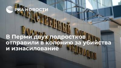 СК по Пермскому краю: подростки в состоянии опьянения совершили убийства и изнасилование - ria.ru - Пермь - Пермский край