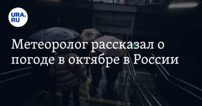 Александр Шувалов - Метеоролог рассказал о погоде в октябре в России - ura.news - Россия - Санкт-Петербург - Псков - Великий Новгород - Экология