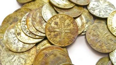 Людовик XIV (Xiv) - Замурованный в стену клад с монетами XVII века продан за миллион евро - lenta.ua - Украина - Франция