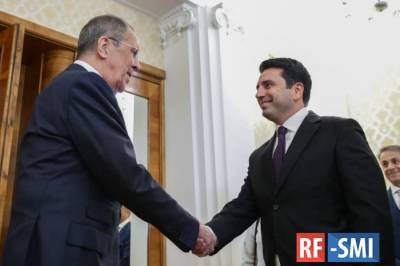 Ален Симонян - Лавров провел встречу с председателем нацсобрания Армении - rf-smi.ru - Москва - Россия - Армения
