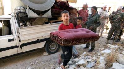 Беженцы возвращаются в сирийский город Хиш - tvc.ru - Сирия - провинция Идлиб