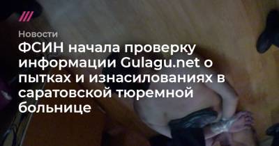 Владимир Осечкин - Александр Калашников - ФСИН начала проверку информации Gulagu.net о пытках и изнасилованиях в саратовской тюремной больнице - tvrain.ru - Россия - Саратовская обл.