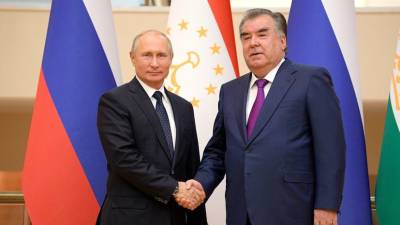 Владимир Путин - Эмомали Рахмон - Путин и Рахмон обсудили по телефону развитие ситуации в Афганистане - trend.az - Россия - Таджикистан - Афганистан