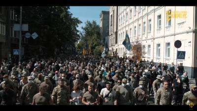 В знак поддержки заключенных ветеранов Нацкорпус провел фотовыставку - politeka.net - Украина