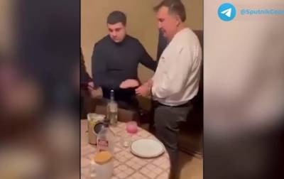 Михаил Саакашвили - Появилось видео ареста Саакашвили в квартире - korrespondent.net - Украина - Грузия - Тбилиси