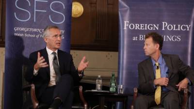 Йенс Столтенберг - Генсек НАТО подчеркнул важность единства США и Европы - golos-ameriki.ru - США - Вашингтон - Джорджтаун