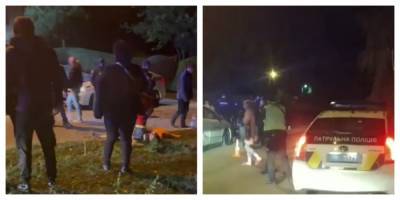 В Харькова толпа устроила драку с поножовщиной, фото: на месте много полицейских - kharkov.politeka.net - Украина - Харьковская обл. - Харьков - Чили