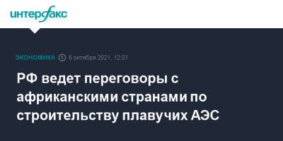 Юрий Трутнев - РФ ведет переговоры с африканскими странами по строительству плавучих АЭС - interfax.ru - Москва - Россия - Руанда