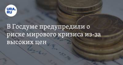В Госдуме предупредили о риске мирового кризиса из-за высоких цен - ura.news
