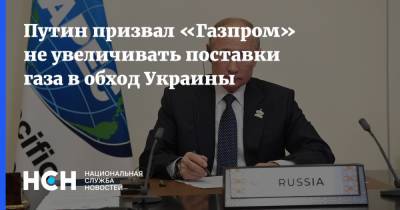 Владимир Путин - Путин призвал «Газпром» не увеличивать поставки газа в обход Украины - nsn.fm - Россия - Украина