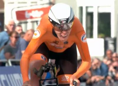 Голландка ван Дейк победила в «разделке» на ЧМ по велошоссе; Никоненко – 15-я - «Велоспорт» - novosti-dny.com - Бельгия - Голландия