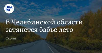 В Челябинской области затянется бабье лето. Скрин - ura.news - Челябинская обл.