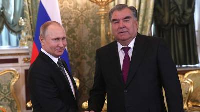 Владимир Путин - Эмомали Рахмон - Путин обсудил с президентом Таджикистана обстановку в Афганистане - iz.ru - Россия - Израиль - Таджикистан - Афганистан