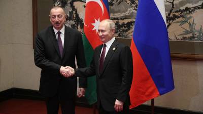 Владимир Путин - Ильхам Алиев - Путин и Алиев провели телефонные переговоры - iz.ru - Россия - Израиль - Азербайджан