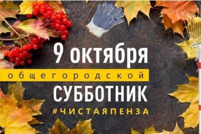 В Пензе 9 октября состоится общегородской субботник - mk.ru - Россия - Пенза