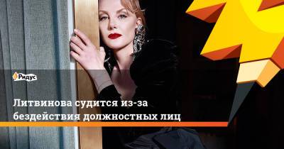 Рената Литвинова - Литвинова судится из-за бездействия должностных лиц - ridus.ru - Россия