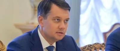 Владимир Зеленский - Дмитрий Разумков - Разумков в прощальной речи процитировал предвыборное выступление Зеленского - w-n.com.ua - Украина