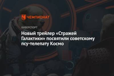 Новый трейлер «Стражей Галактики» посвятили советскому псу-телепату Космо - championat.com