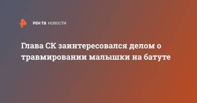 Александр Бастрыкин - Глава СК заинтересовался делом о травмировании малышки на батуте - ren.tv - Москва - Россия