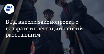 В ГД внесли законопроект о возврате индексации пенсий работающим - ura.news - Россия - окр.Ненецкий