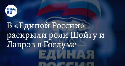Владимир Путин - Андрей Турчак - В «Единой России» раскрыли роли Шойгу и Лавров в Госдуме - ura.news - Россия