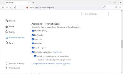 Браузер Firefox начал показывать рекламные предложения в адресной строке - bin.ua - США - Украина
