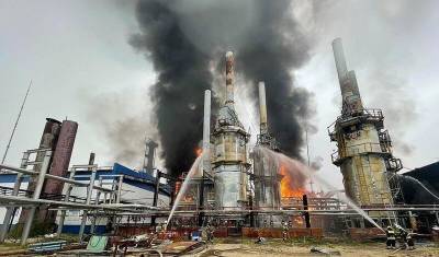 На Амурском ГПЗ в связи с пожаром приостановлена подача газа - newizv.ru - Амурская обл. - Амурск