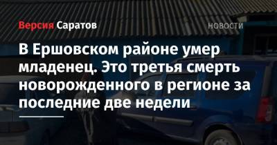 В Ершовском районе умер младенец. Это третья смерть новорожденного в регионе за последние две недели - nversia.ru - район Ершовский