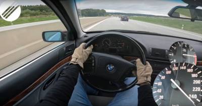 Культовый 25-летний BMW разогнали до максимальной скорости (видео) - focus.ua - Украина