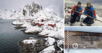 В Норвегии археологи нашли во льду лыжи, которым больше 1300 лет – фото, что известно - obozrevatel.com - Норвегия