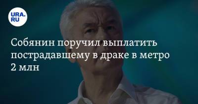 Сергей Собянин - Ева Меркачева - Собянин поручил выплатить пострадавшему в драке в метро 2 млн - ura.news - Москва - респ. Дагестан