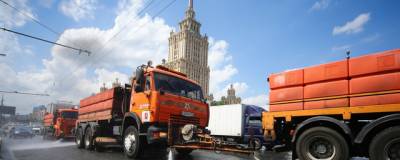 Московские улицы в субботу помоют с шампунем - runews24.ru - Москва - Экология