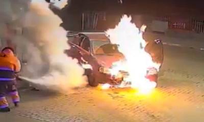 Видео: автозаправщик в Самаре остановил пожар под капотом до прибытия пожарных - bloknot.ru - Самара