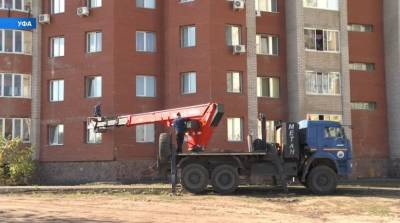 В Уфе начали ремонт многоэтажки с обрушившейся стеной - bash.news - Уфа - район Октябрьский, Уфа