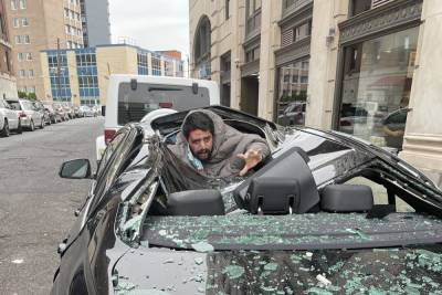 Мужчина выжил, упав с девятого этажа на автомобиль - mk.ru - Джерси