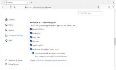 Браузер Firefox начал показывать рекламные предложения в адресной строке - goodnews.ua - США