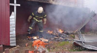 В Цивильске под балконом пятиэтажки начался пожар - pg21.ru - Цивильск