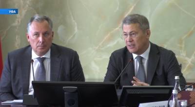 Радий Хабиров - Станислав Поздняков - В Уфе прошла встреча главы Башкирии и президента Олимпийского комитета России - bash.news - Россия - Башкирия - Уфа
