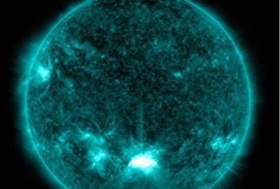 NASA показало видео мощной вспышки на Солнце | Новости и события Украины и мира, о политике, здоровье, спорте и интересных людях - real-vin.com - США - Украина